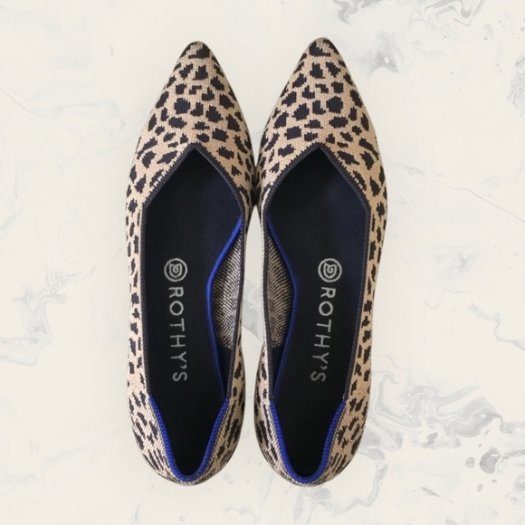 Rothy’s The Point Ballet Flat In Cheetah Print - Picture 12 of 13